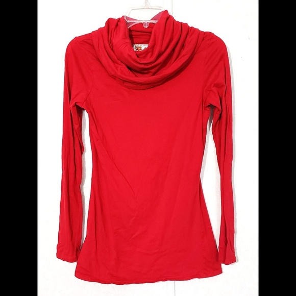 Anthropologie Tops - 🐞Anthropologie🐞Cowl neck red top
